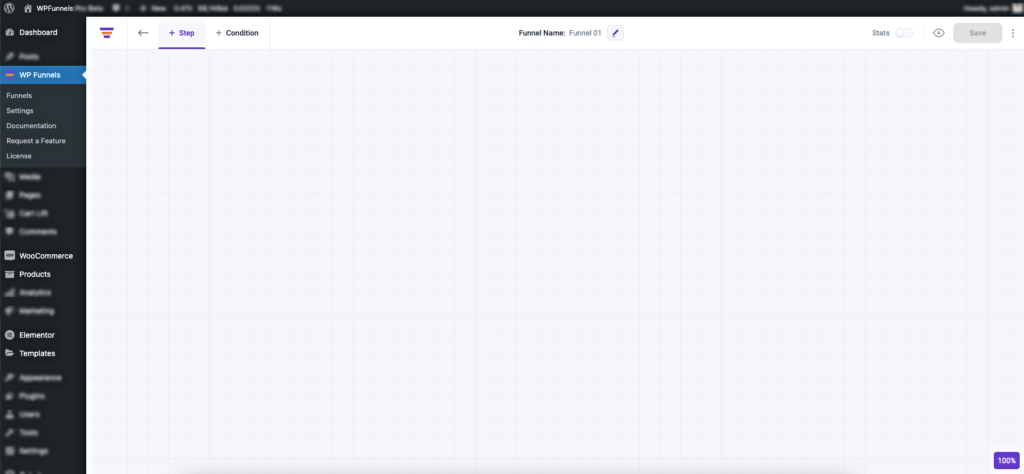 Drag and drop canvas - start from scratch