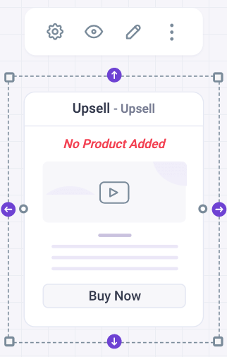 Upsell step