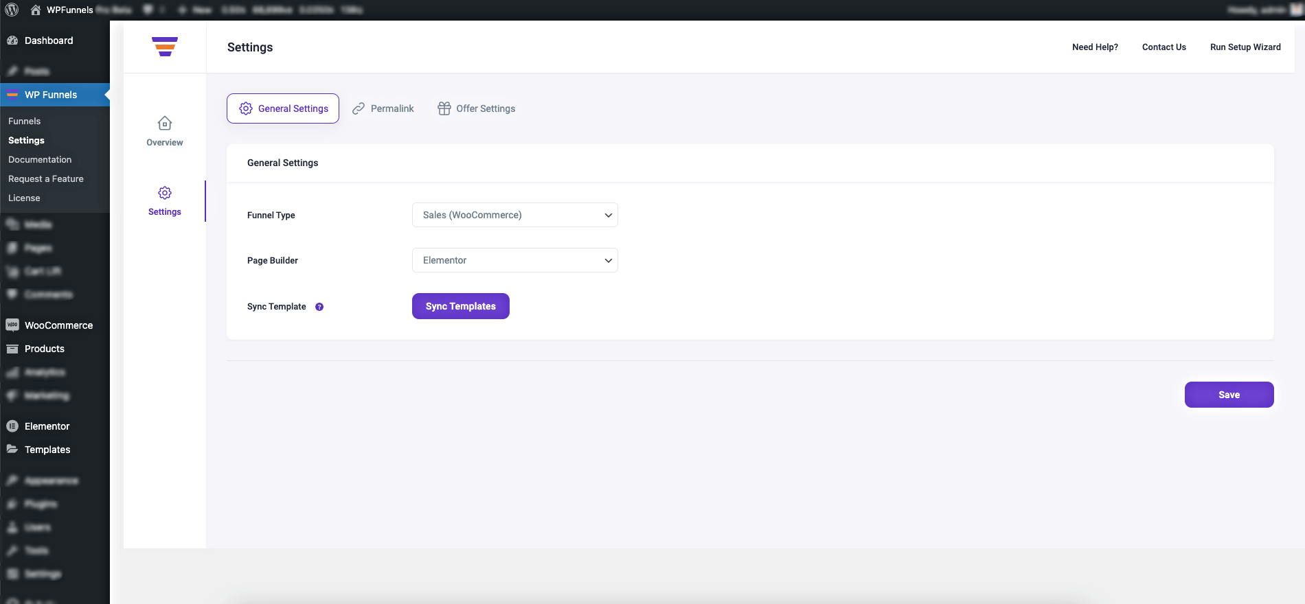 WPF Settings - General Settings