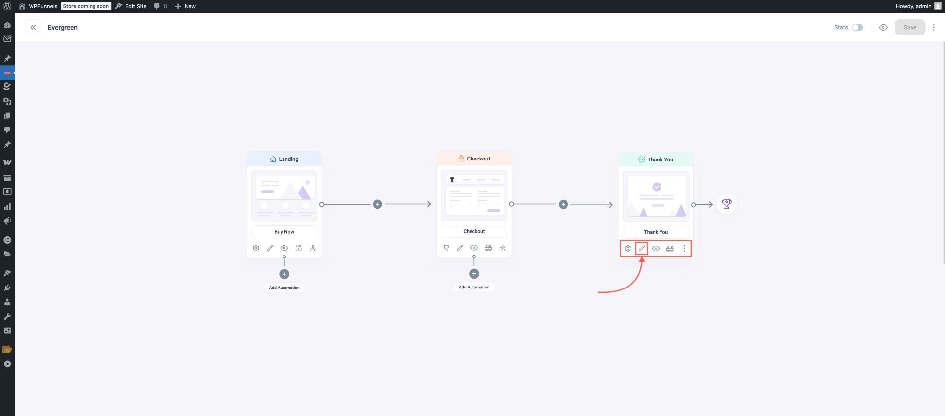 How To Design Your Funnel Thank You Page - Elementor 1 WPFunnels Thank you page step