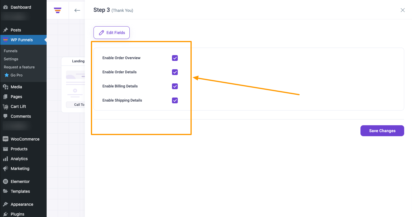 Thank You Step Configuration Options 3 Thank You Page Settings