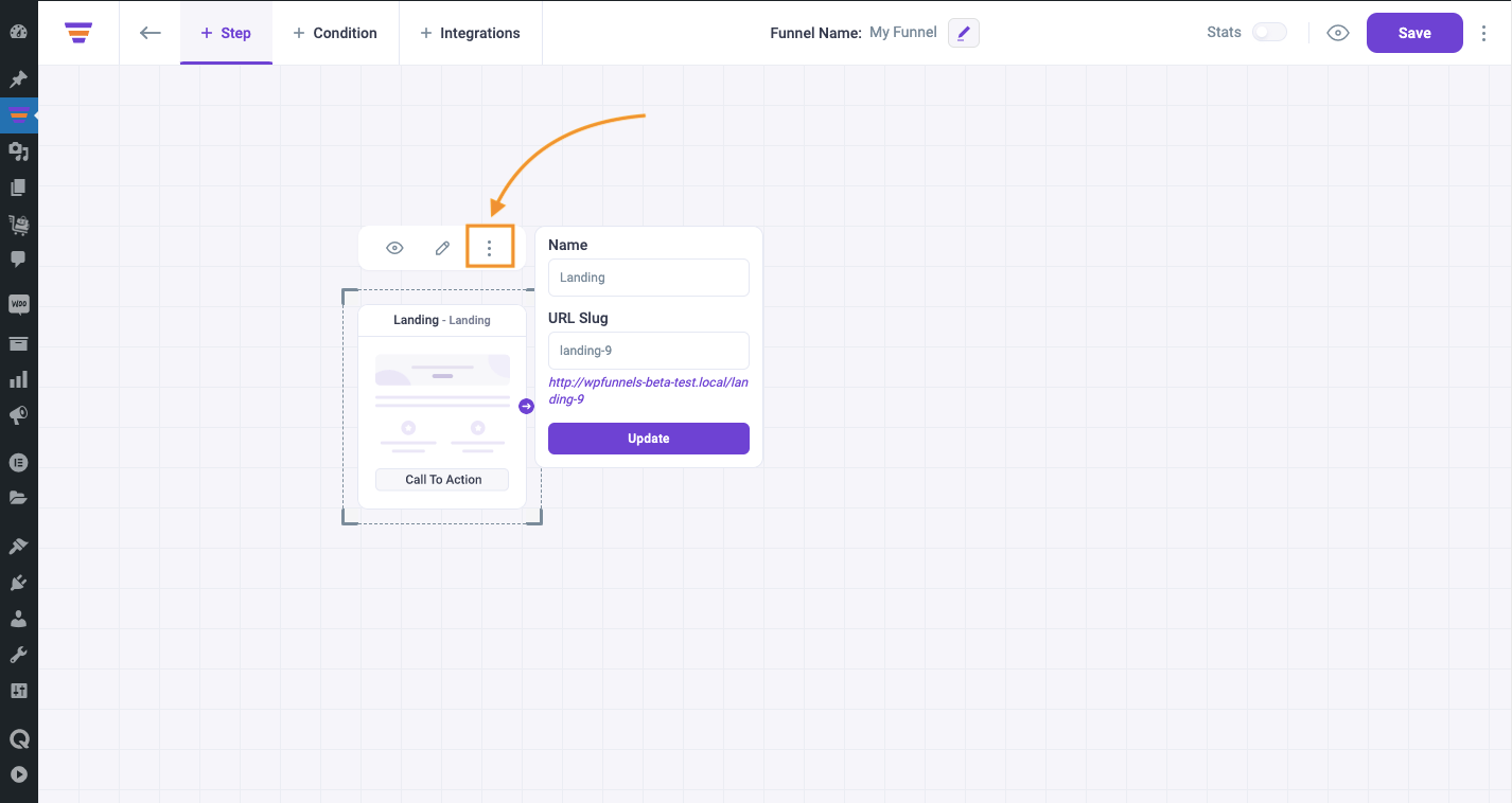 Add Or Remove A Funnel Step 5 Change landing Slug or title