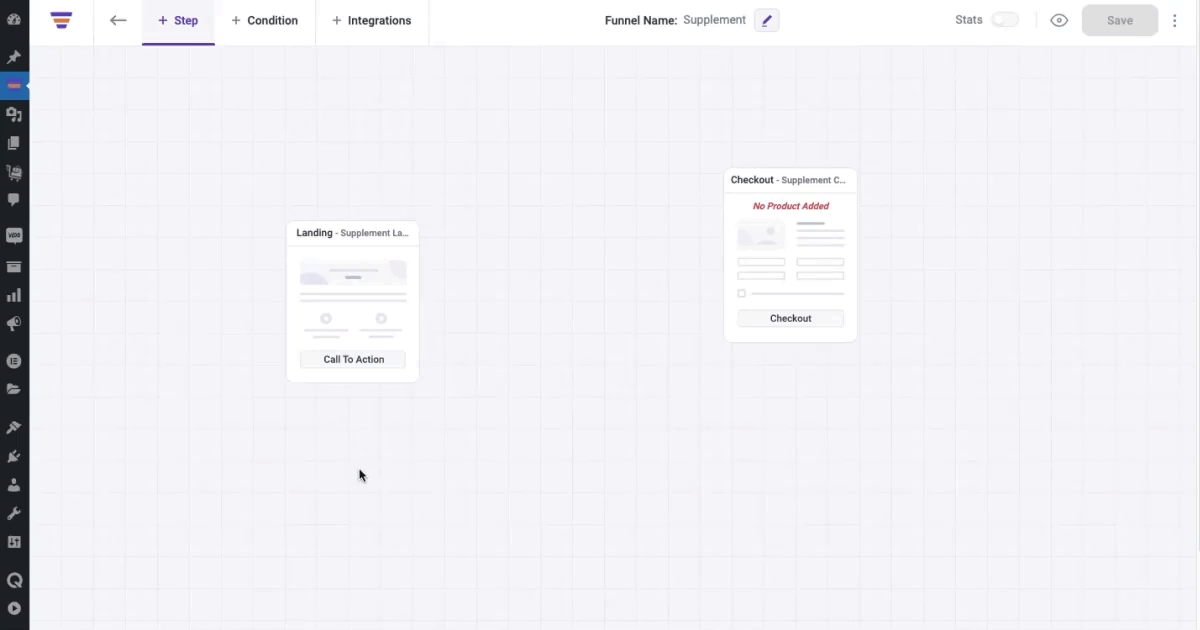 Connect Funnel Steps