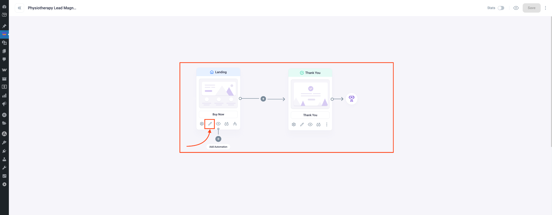 How To Use WPFunnels Optin Form - Gutenberg 2 Landing Step edit option
