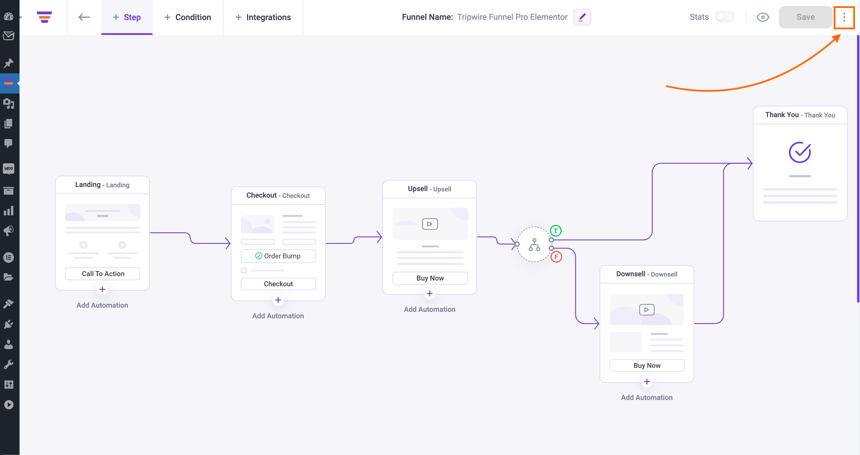 Funnel canvas