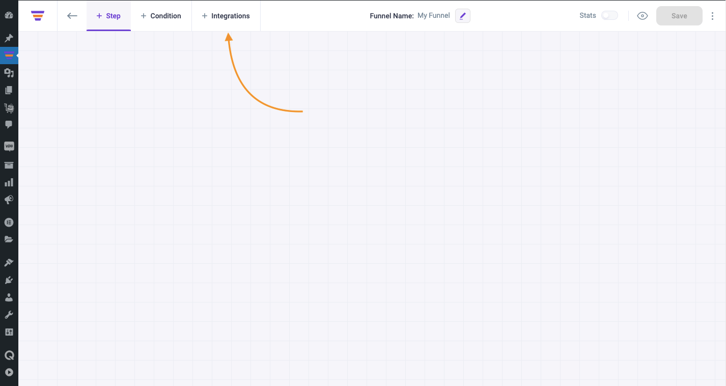 The Visual Drag And Drop Canvas Overview 5 Funnel integration