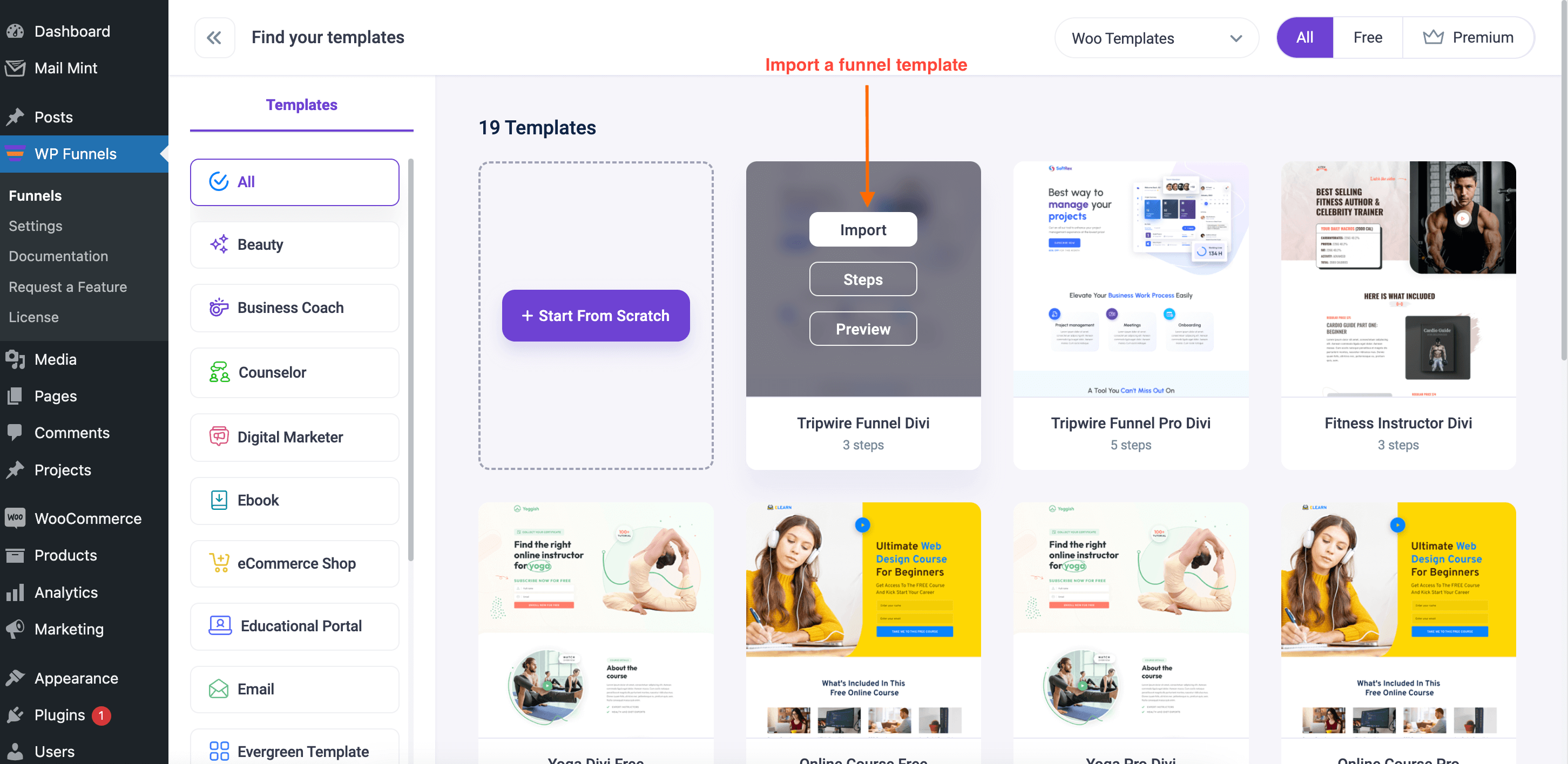 How To Import Divi Templates For Funnel 5 Import Divi template