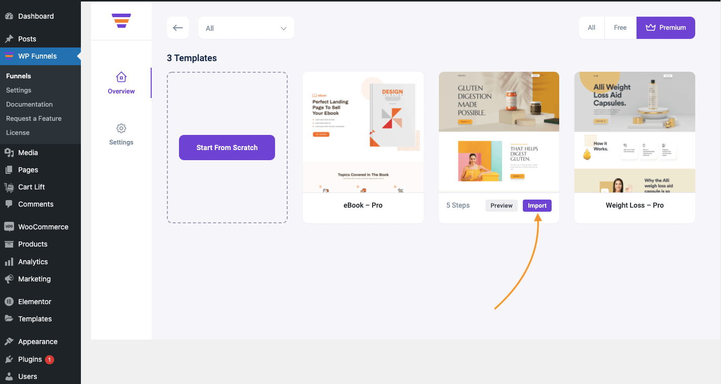 How To Import Premium Gutenberg Templates 9 Import Premium Template