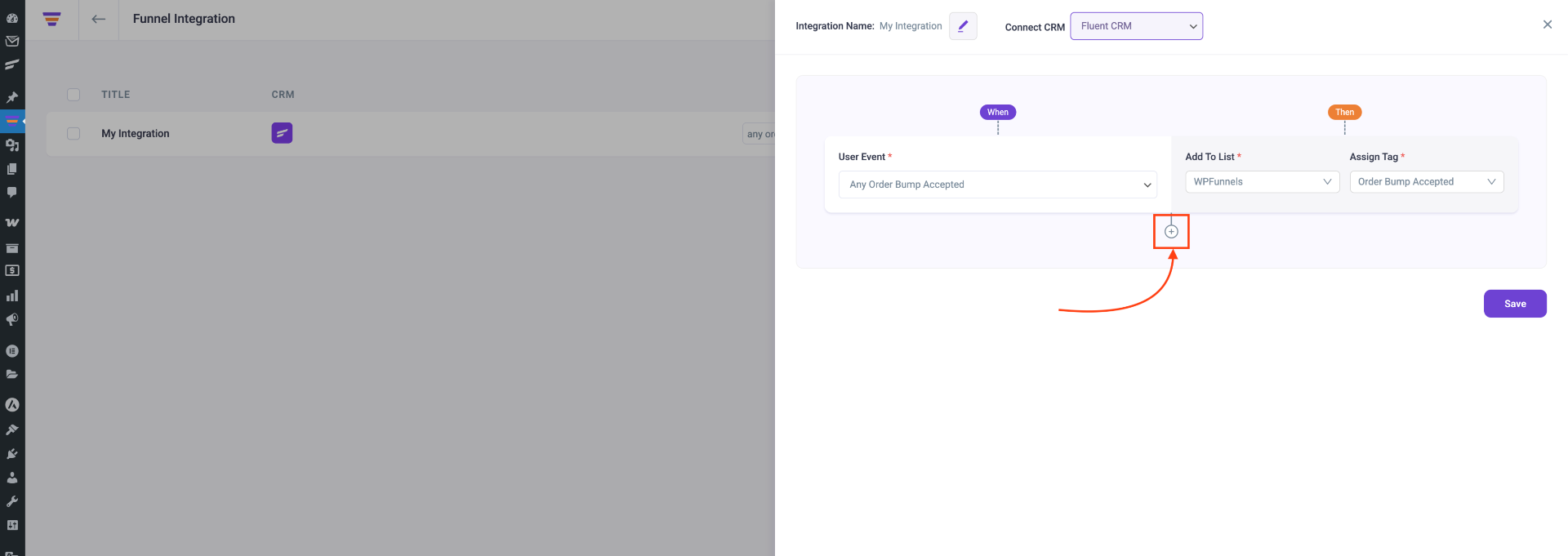 Integration Add New User Event