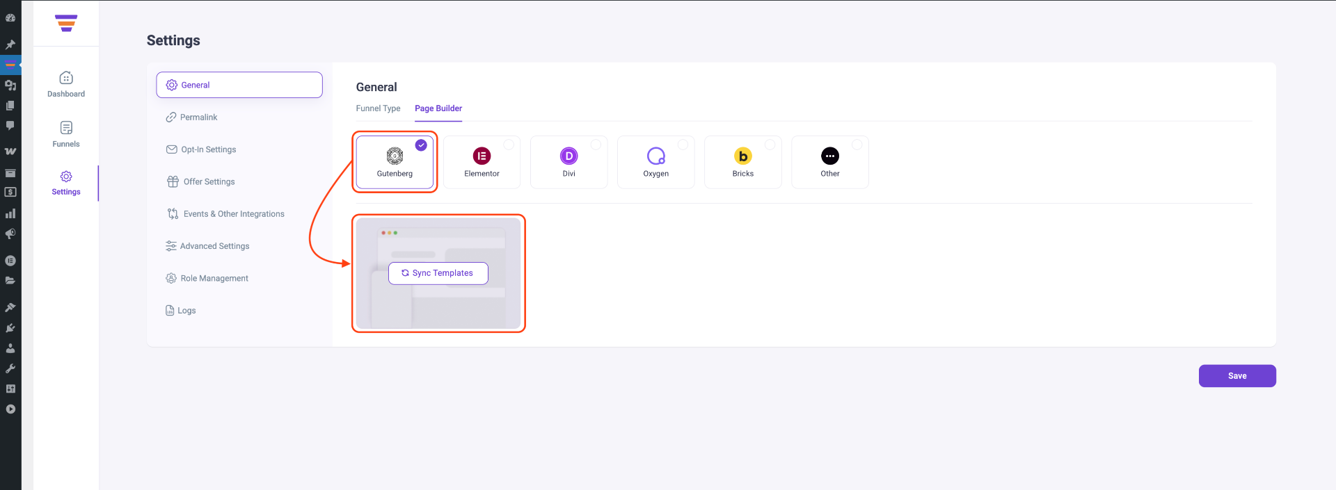 How To Import Gutenberg Templates For Funnel 1 Page builder - Gutenburg