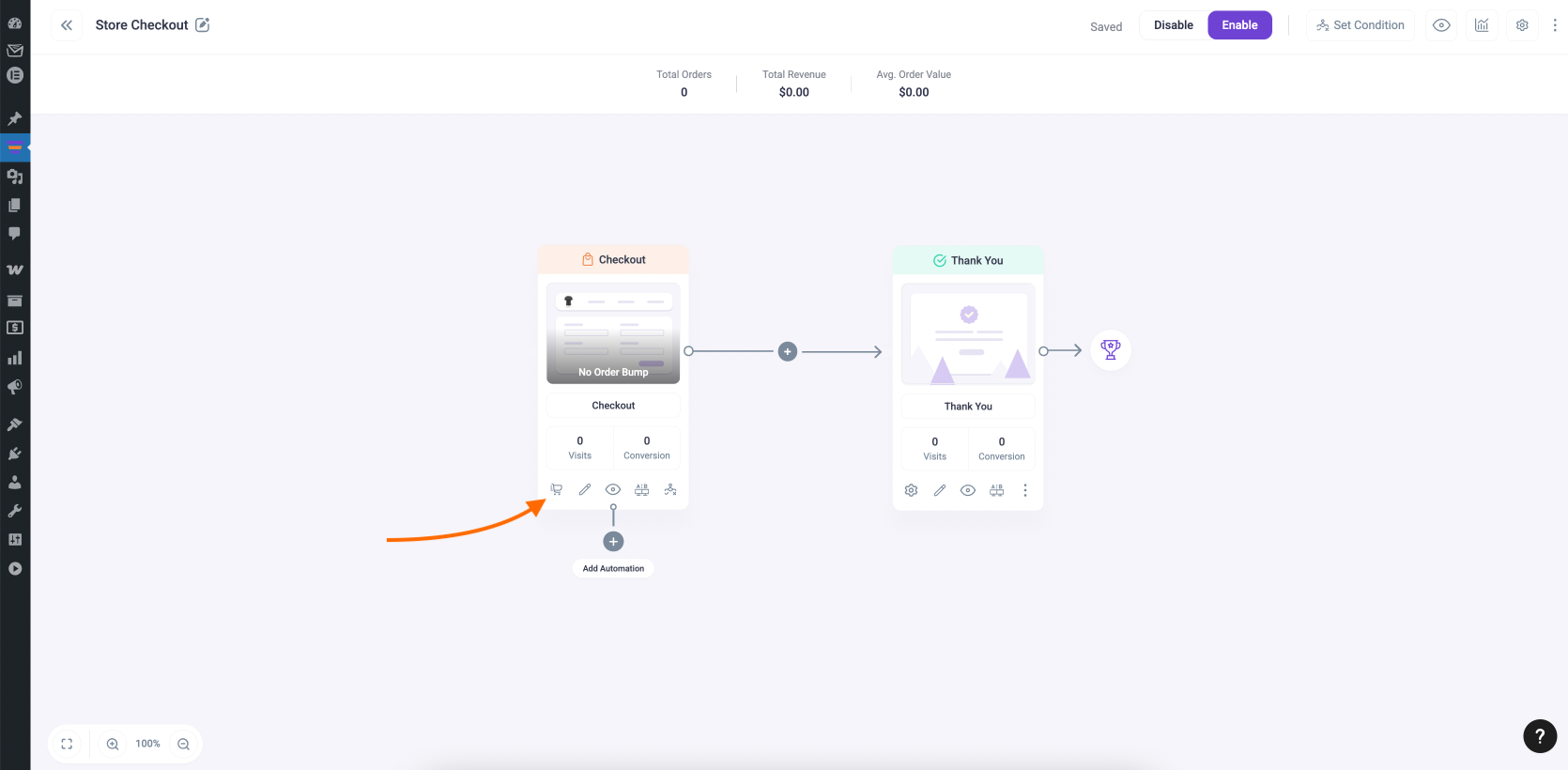 Open Checkout Settings