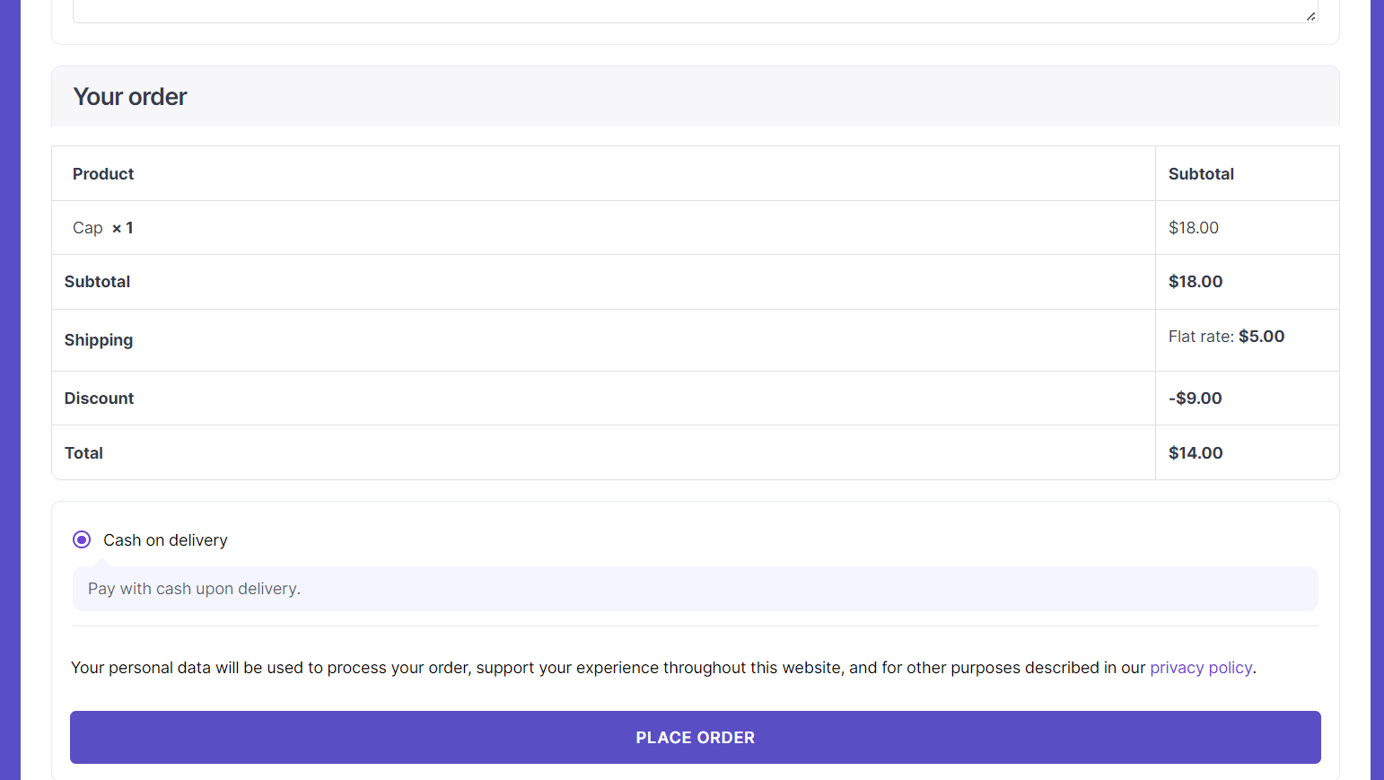 Set Discount To The WPFunnels Main Product 6 Order Section in the Checkout page