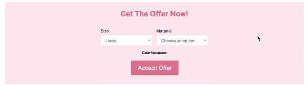 Exciting News! You Can Now Offer Variable Products As Upsell! + More New Features 11 Variable Product Dynamic Price