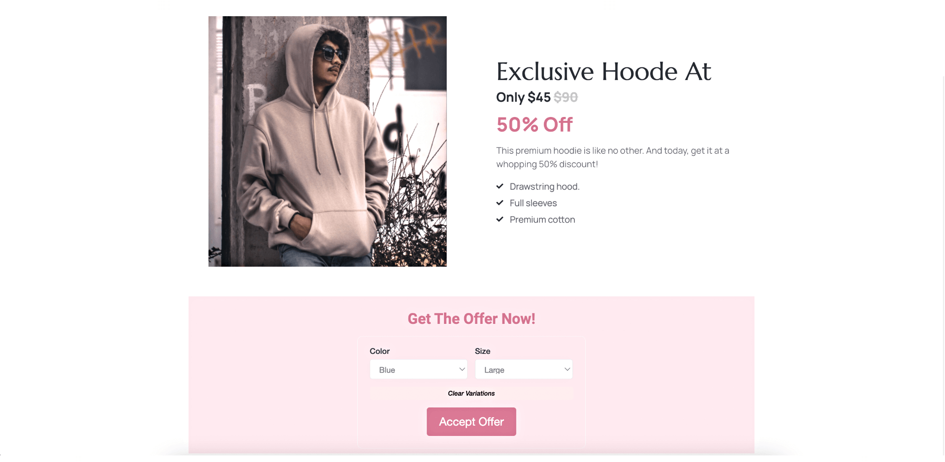 Exciting News! You Can Now Offer Variable Products As Upsell! + More New Features 10 Variable Product for upsell offer