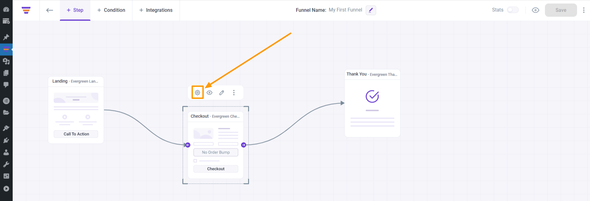 Configure Course Funnel Enrollment Checkout 2 Checkout Step Configure Option