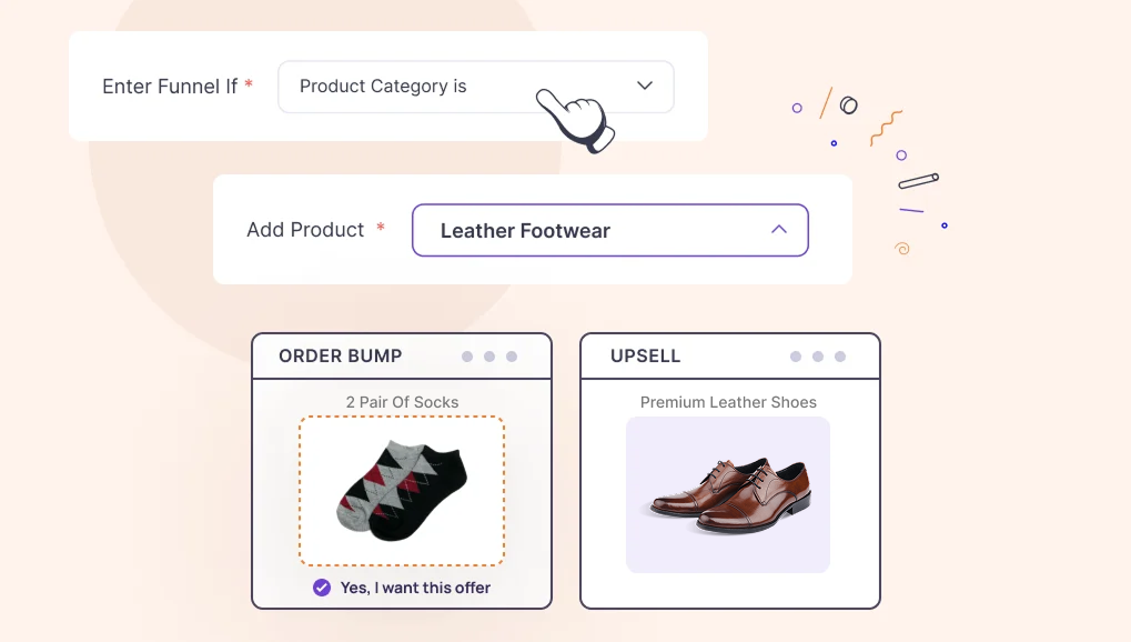 Offer Based On product Category In Upsell Funnel