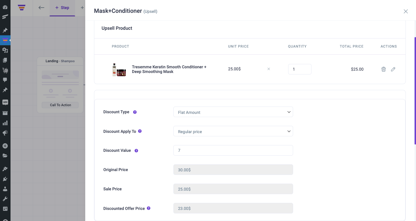 Configure second upsell in WPFunnels