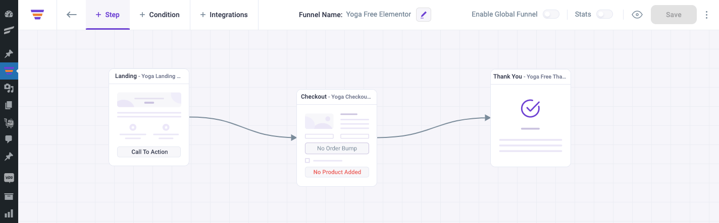 Second funnel for high ticket offer