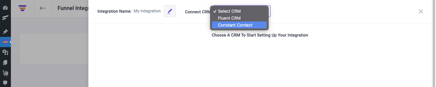 Connect your funnel with Constant Contact