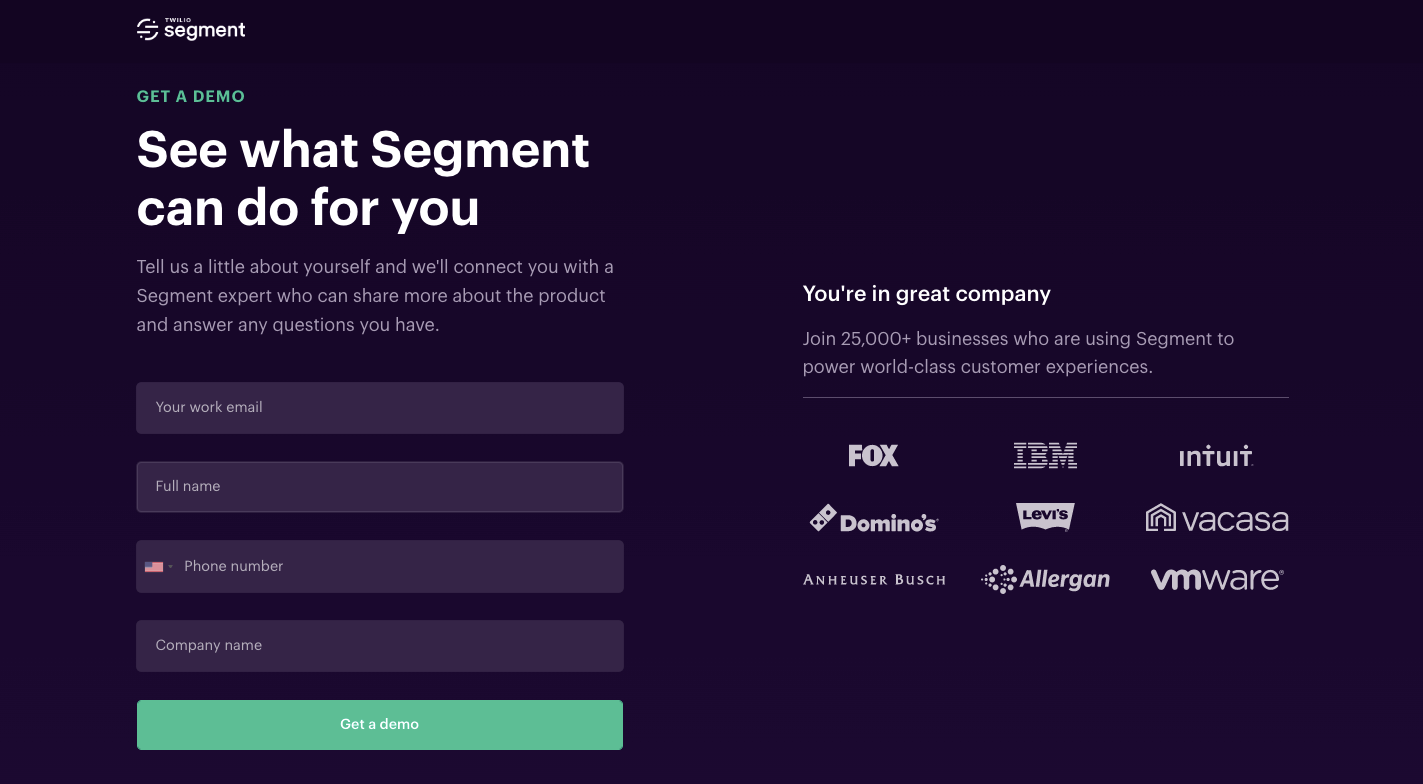 Optin Funnel For A Demo