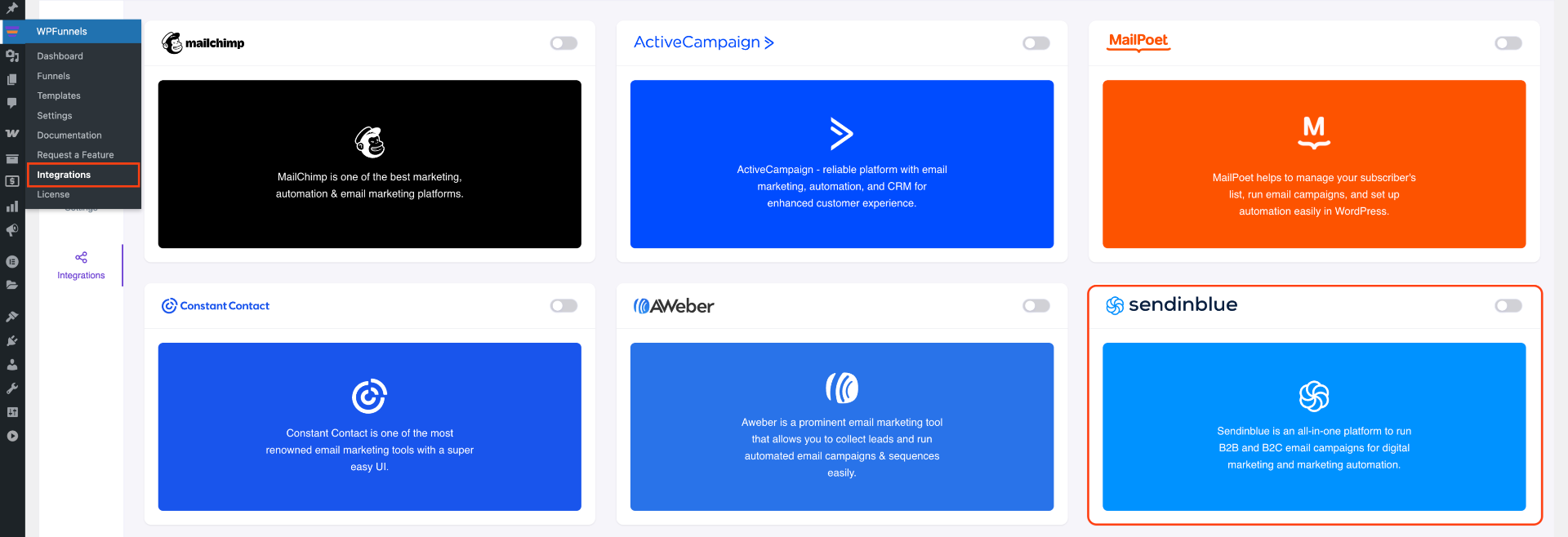 WPFunnels Integrations