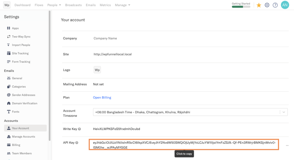 Keytwp How to Integrate With Encharge – WPFunnels | WPFunnels