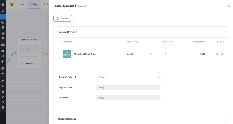 Downsell Offer In Sales Funnel