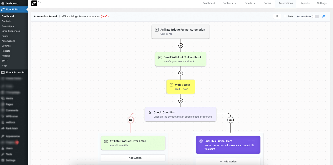 Automation for Bridge Funnel