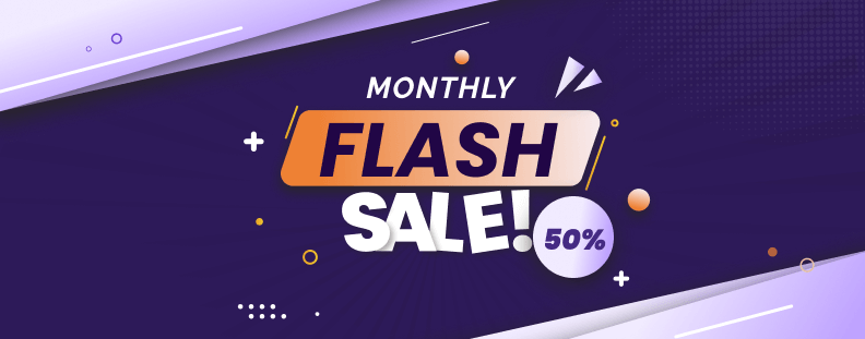 Monthly Flash sale 