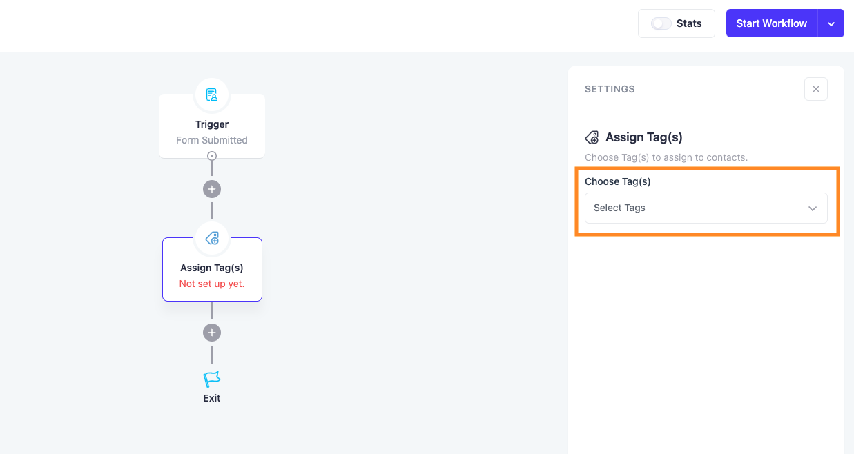 Automation Action - Assign Tag