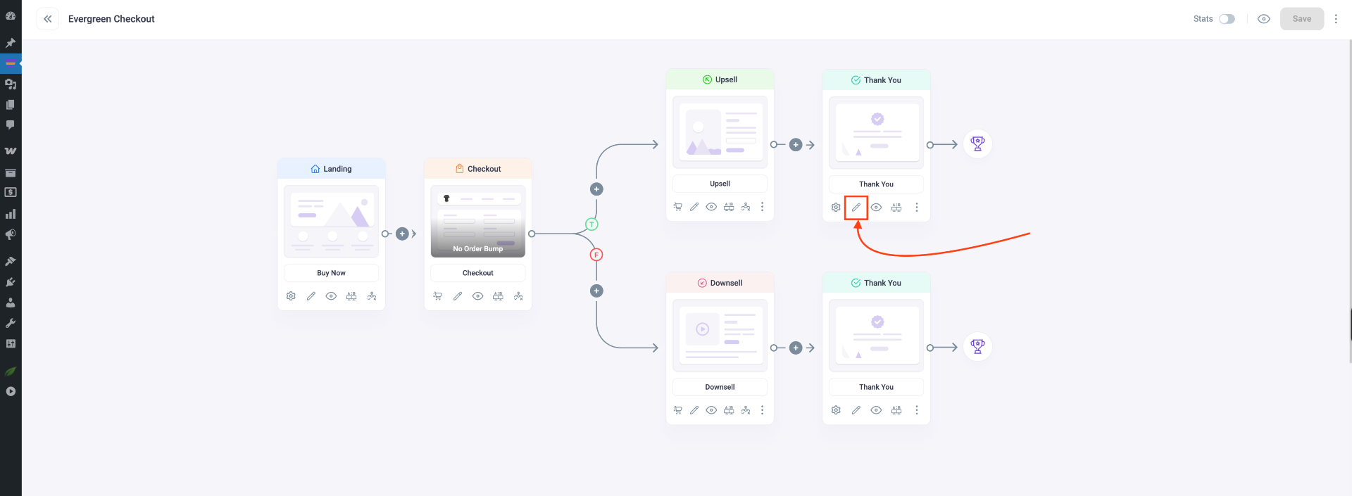 How To Use WPFunnels Shortcode In Thrive Architect 20 Edit Thank you step