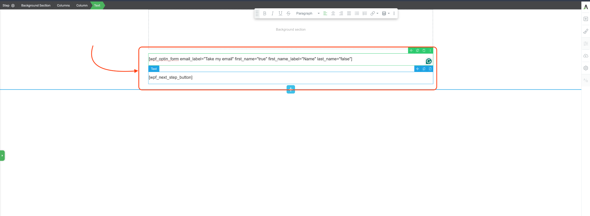 How To Use WPFunnels Shortcode In Thrive Architect 10 Next step and Opt-in Form Shortcode