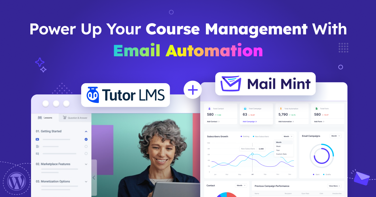 Tutor LMS + Mail Mint
