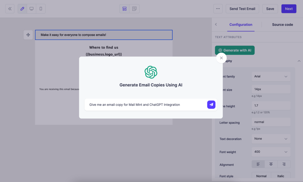 How To Create Compelling Email Copies With ChatGPT - OpenAI 3 ask chatgpt for an email copy