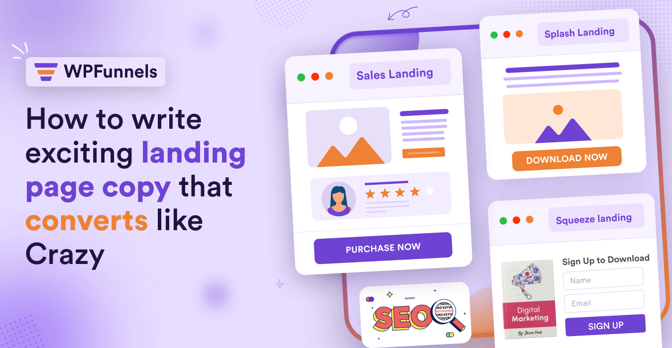 landing page copy