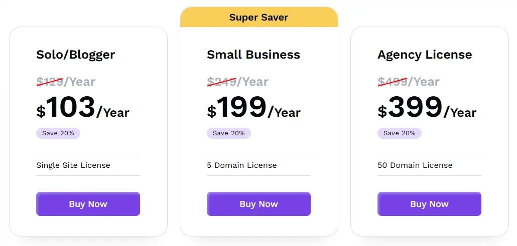FluentCRM Pricing