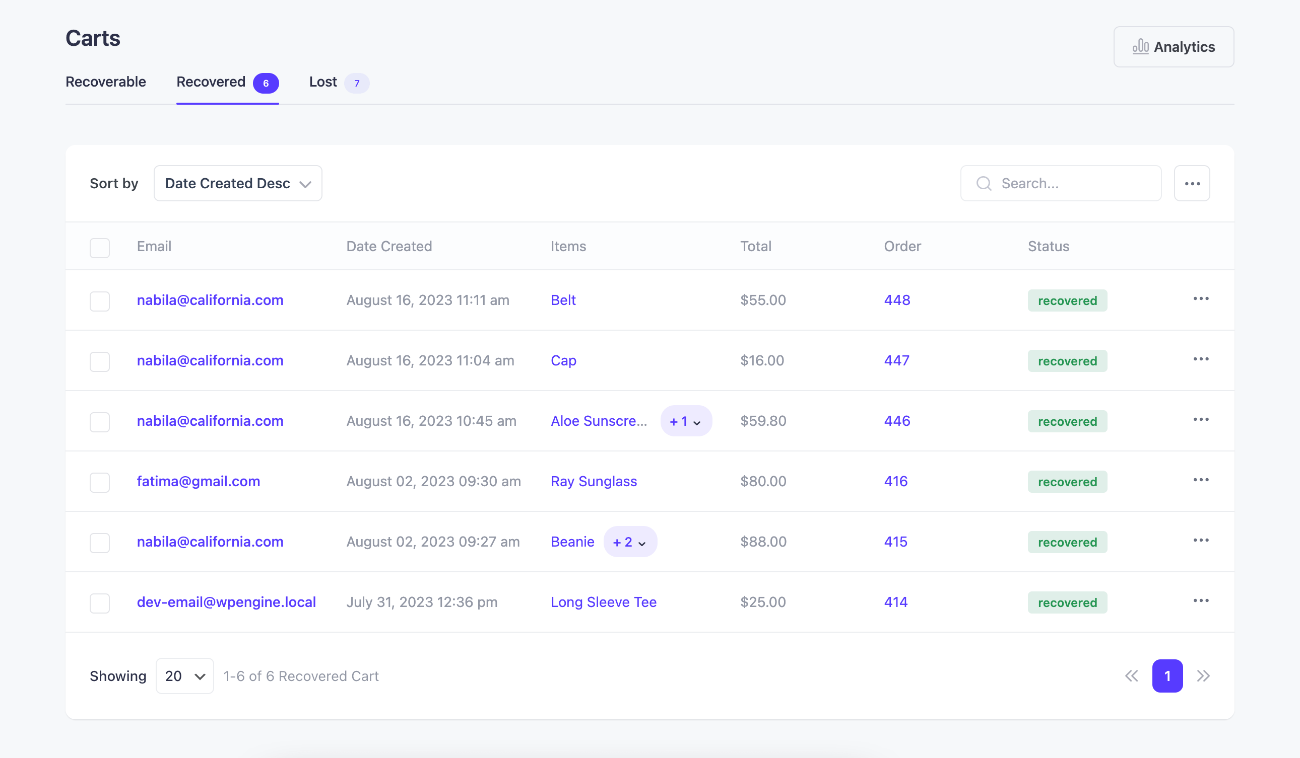 Abandoned Cart Module Options In Mail Mint 2 Recovered Sales