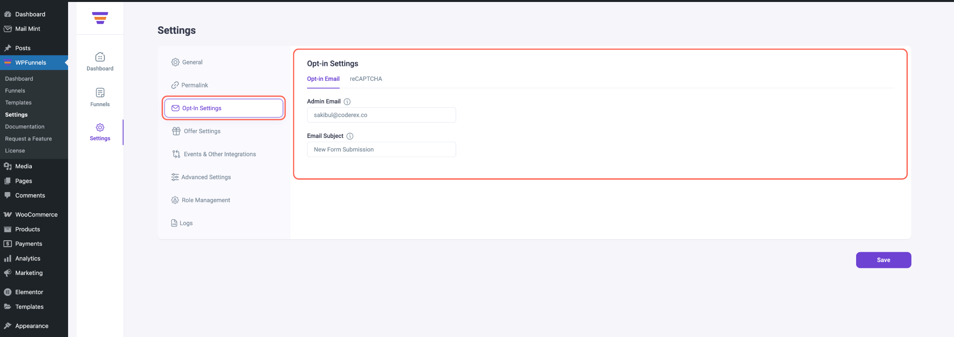 WPFunnels - Plugin Settings Overview 5 WPFunnels Settings - Opt-in Settings Overview