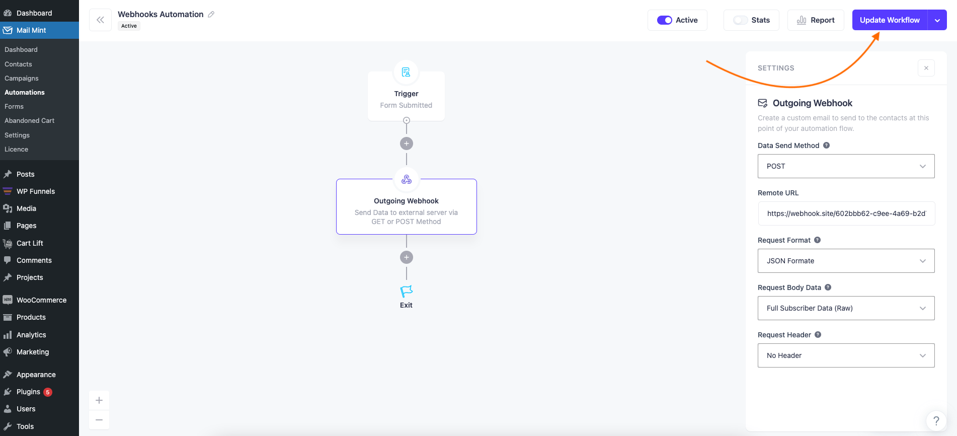 Start Workflow or Update Workflow