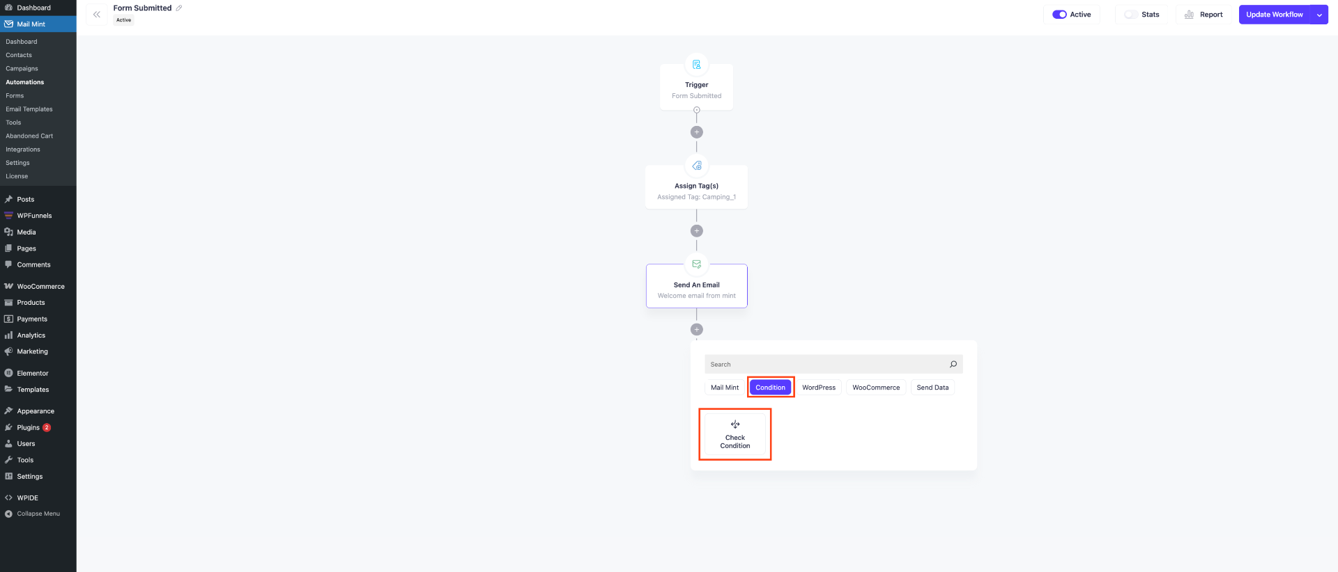 How To Use Action Based Conditions In Email Automation 2 If/Else Condition in Email Workflow
