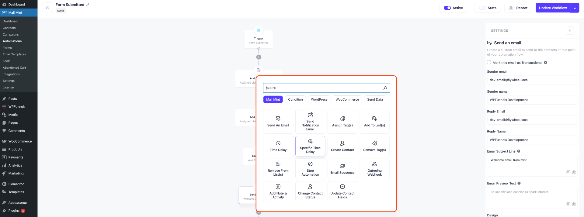 Mail Mint Automation Others Action 