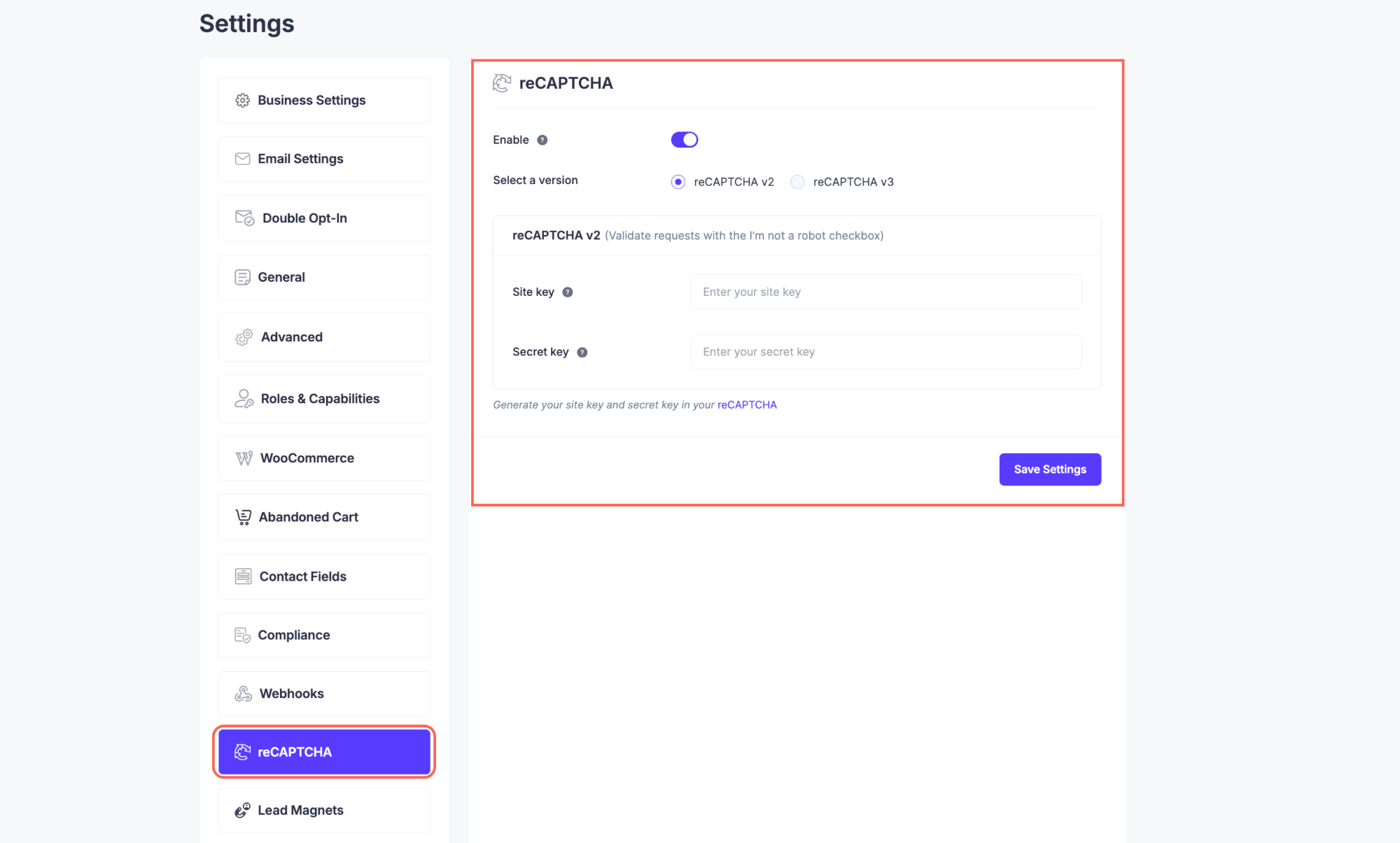reCAPTCHA- Mail Mint