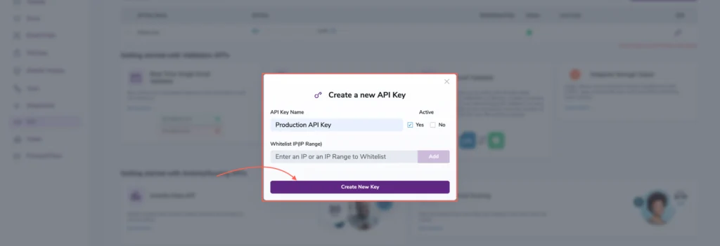 ZeroBounce Integration With Mail Mint For Email Validation 2 Create a New API Key