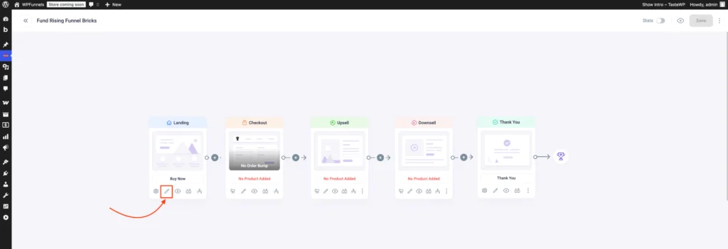 Edit Any Funnel Steps