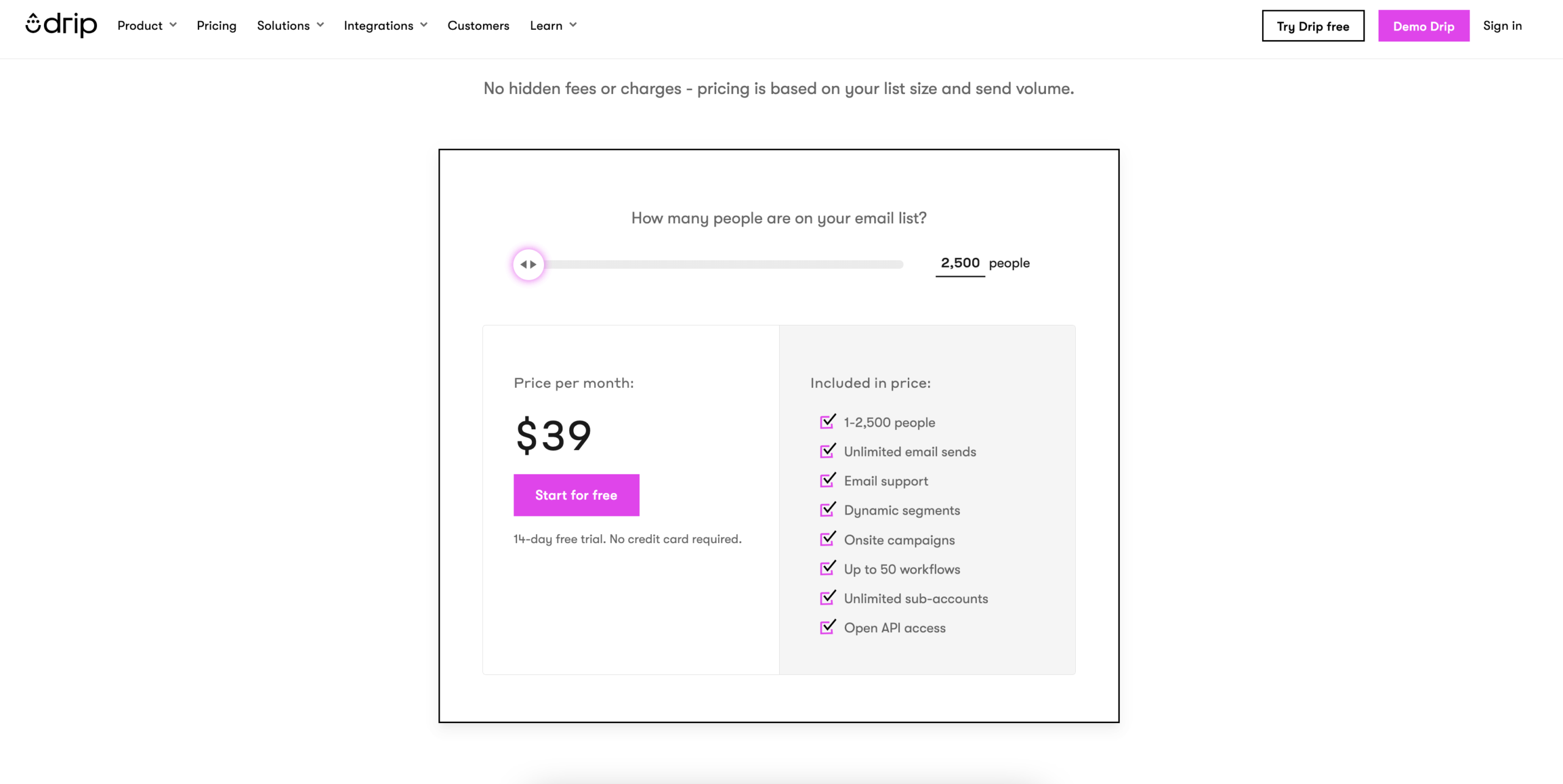 Drip Pricing