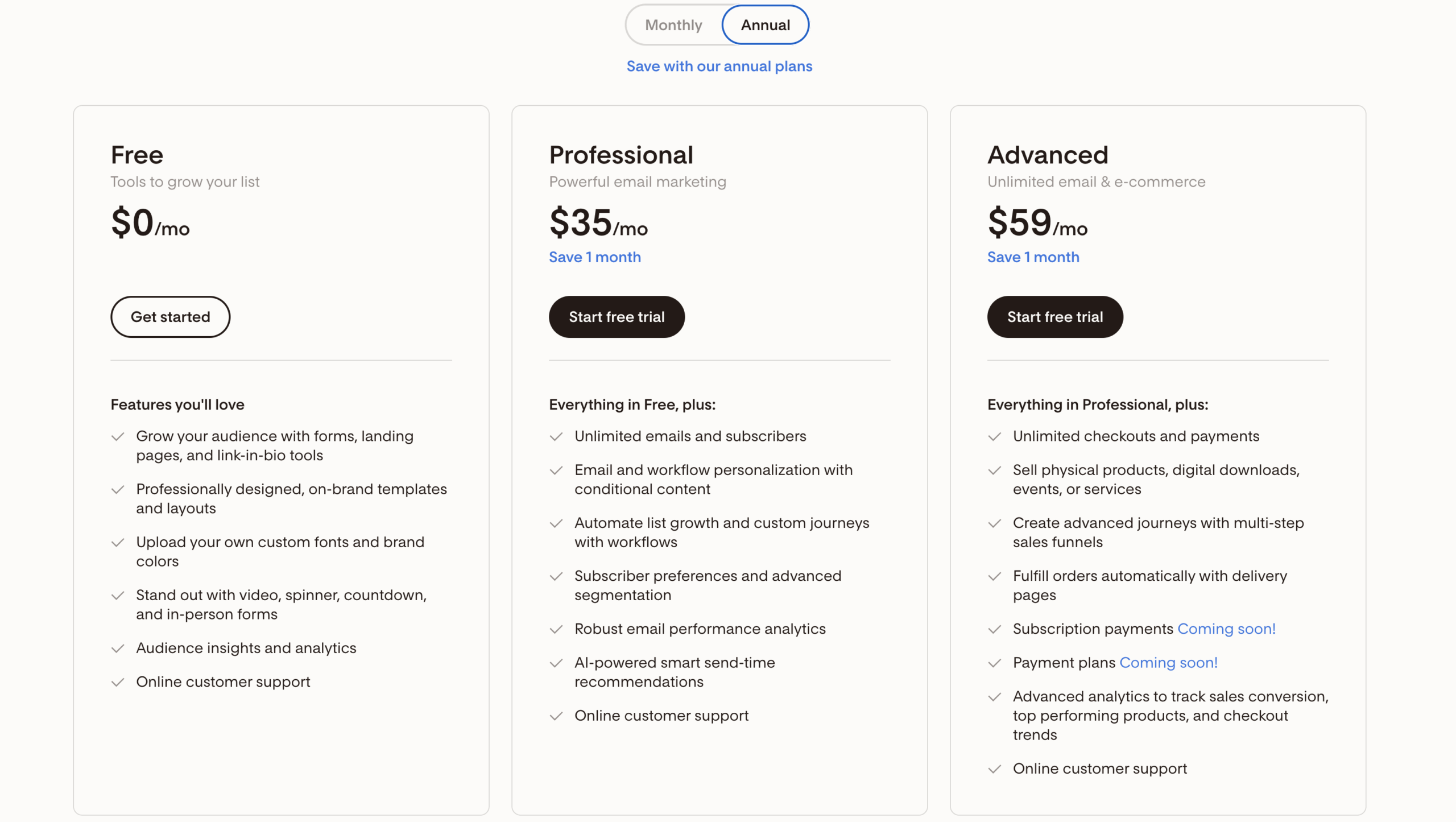 Flodesk Pricing