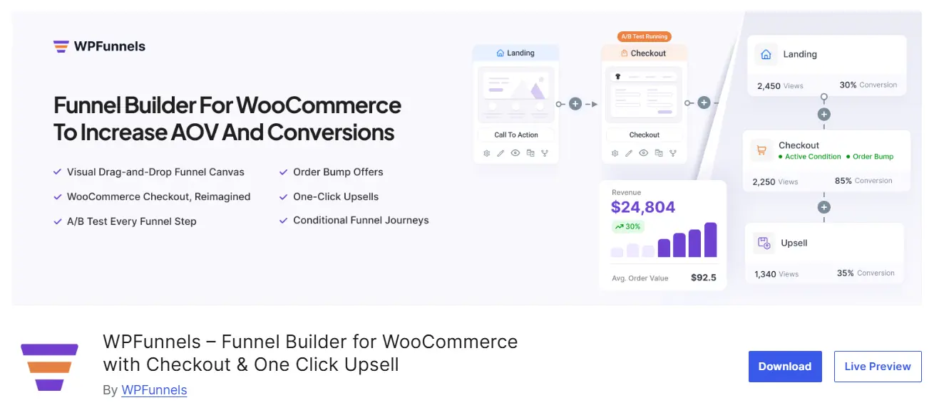 Free WordPress Funnel Builder