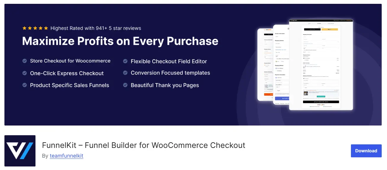 FunnelKit - Free WordPress Funnel Builder