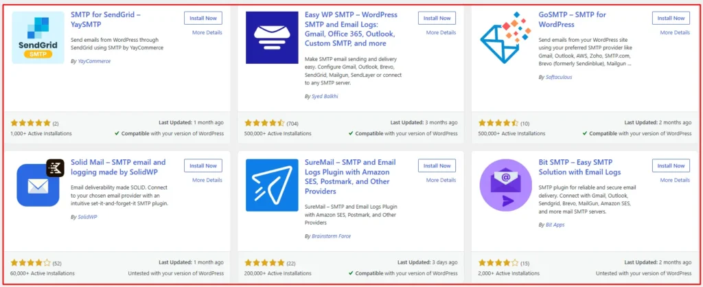2. SMTP Provider