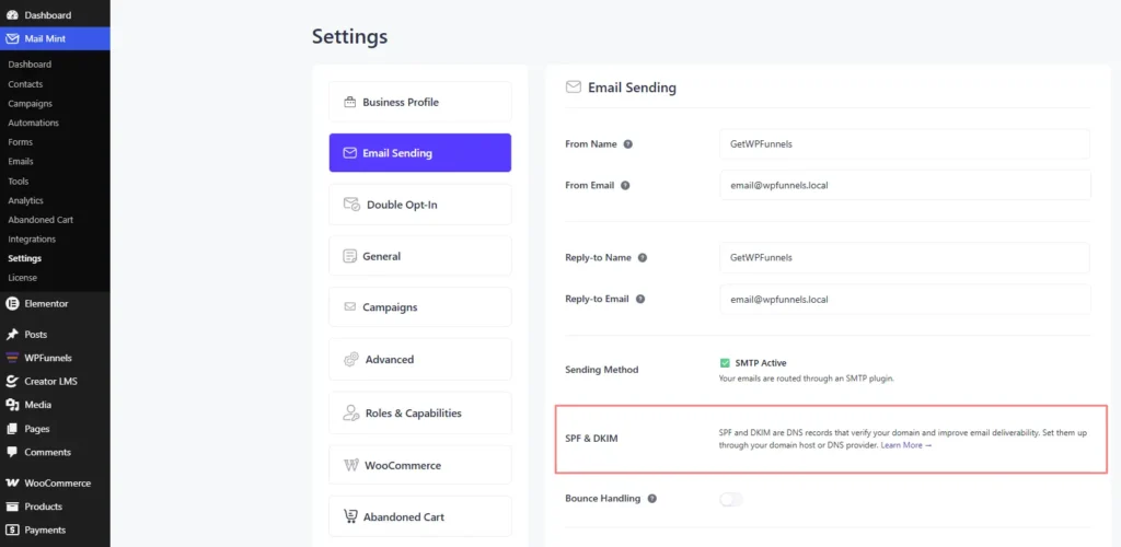 3. Authenticate your domain